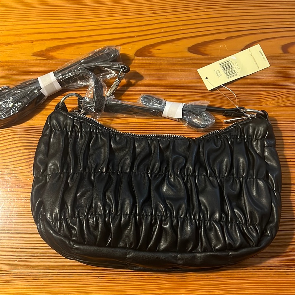 NWT black crossbody purse